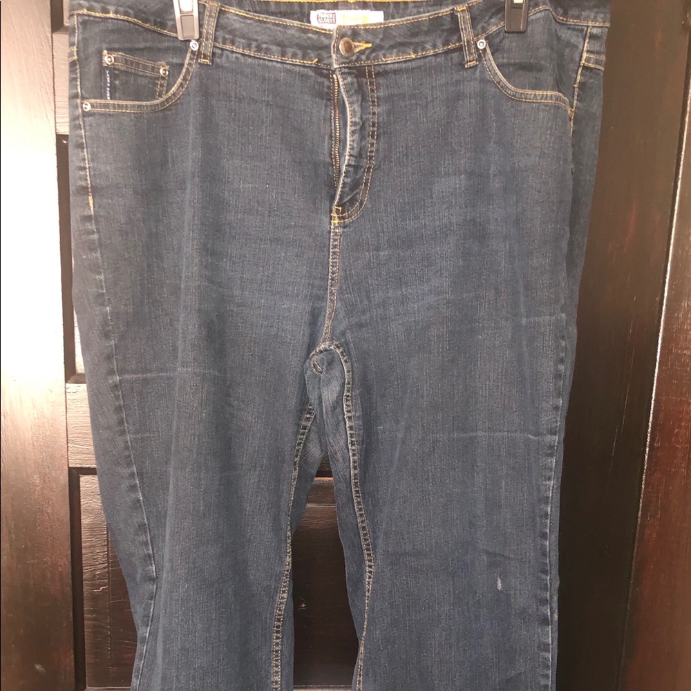 Faded glory size 22 dark wash jeans
